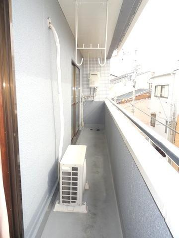 広瀬ハイツのバルコニー