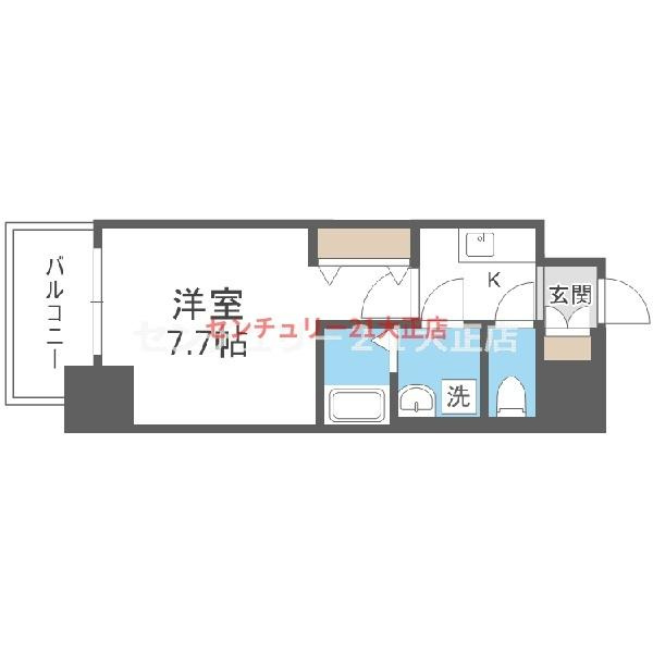 ベイサイドパークOSAKAサウスレジデンシスの間取り