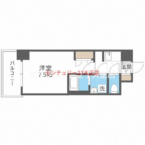 サムティ夕凪LUKSUSの間取り