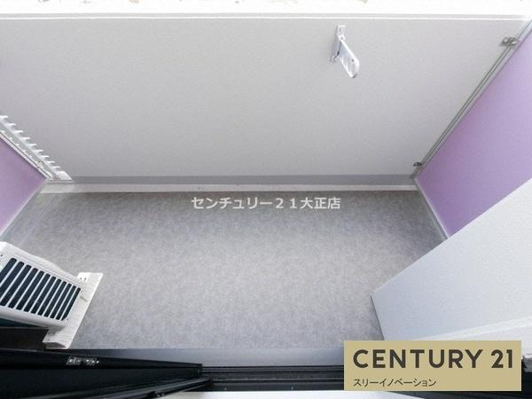 サムティ夕凪LUKSUSのバルコニー