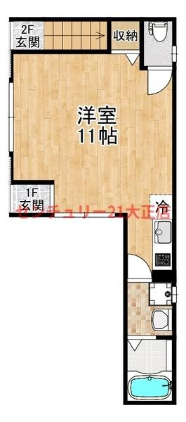 新築賃貸長屋の間取り