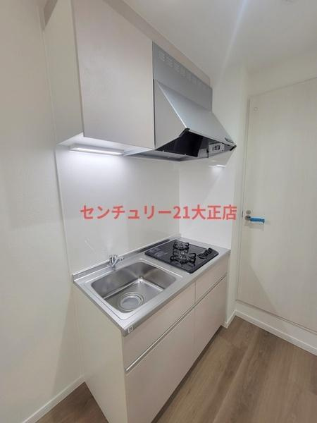新築賃貸長屋のキッチン
