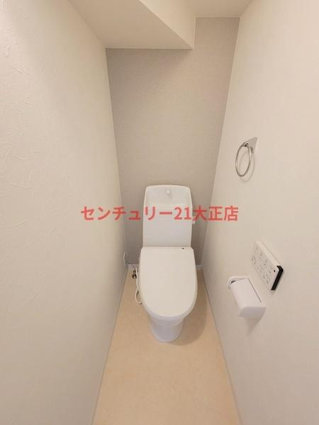 新築賃貸長屋のトイレ