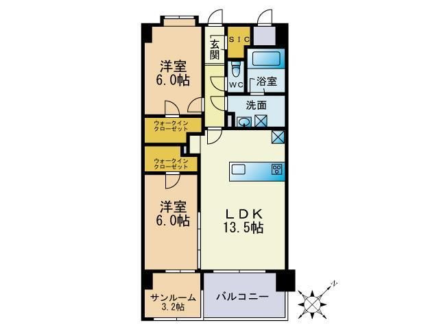 【間取り】 | モンレーヴ博多駅南
