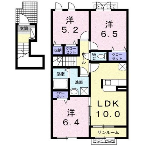 シェル・トゥールＢの間取り