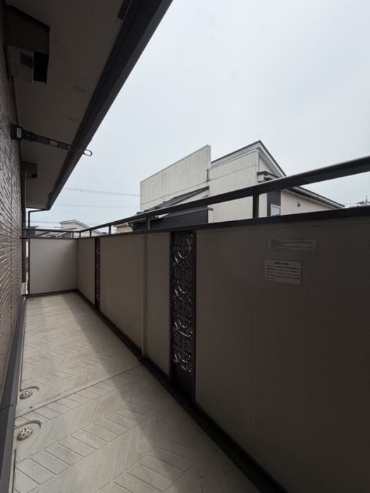福井狐橋０戸建D-rooomのバルコニー