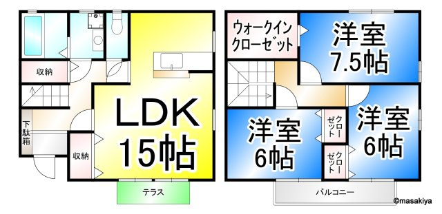 シェリール朝陽の間取り