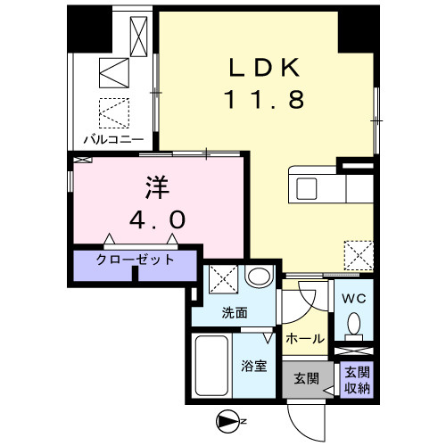 プラステ東島田の間取り