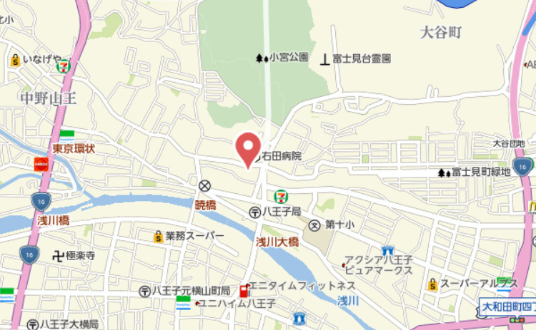 『八王子市マンション』レクシオ大和田【仲介手数料無料】　八王子市大和田町7-18-3の地図|～仲介手数料無料☆八王子ひなた不動産～レクシオ大和田