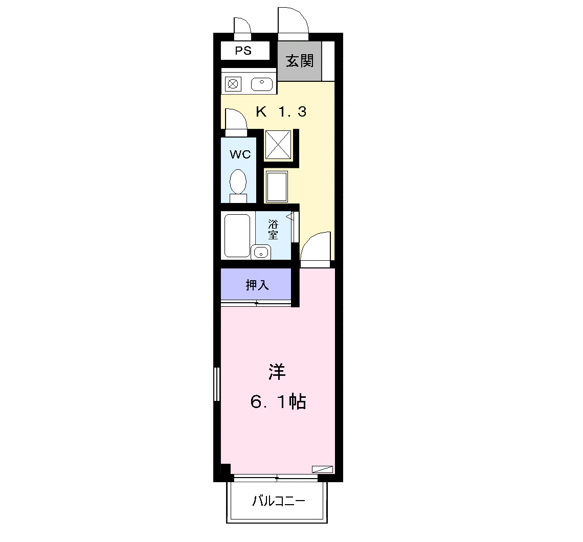 メゾン花池の間取り