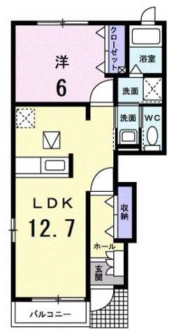ガーデンハウス　タカの間取り