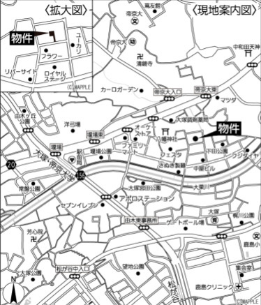 『八王子市土地』八王子市大塚639-11【仲介手数料無料】の地図|～仲介手数料無料☆八王子ひなた不動産～八王子市大塚　売地
