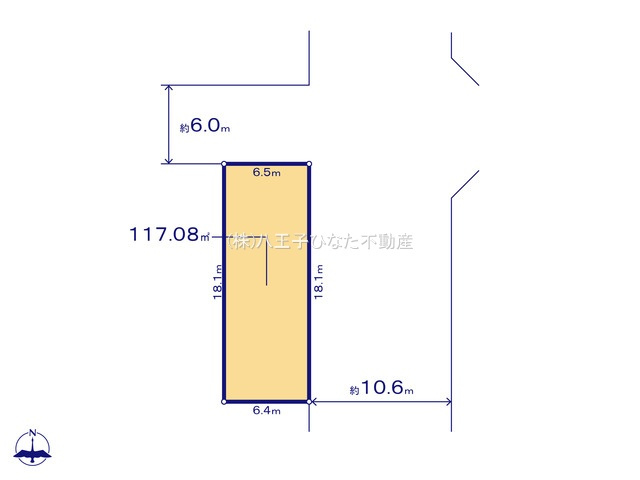 『八王子市土地』八王子市鹿島945-56【仲介手数料無料】の土地図