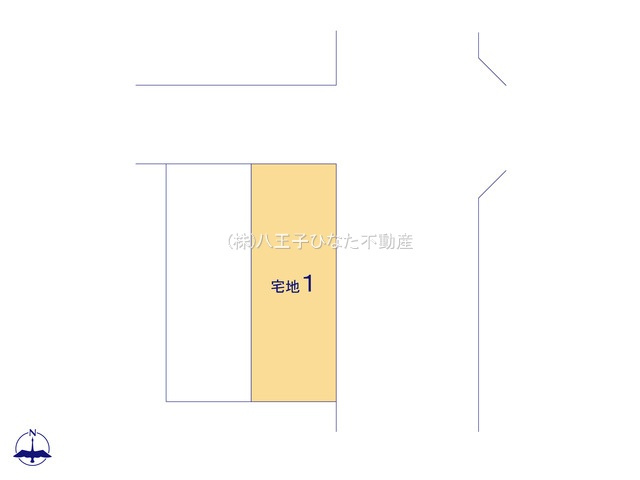 『八王子市土地』八王子市鹿島945-56【仲介手数料無料】の土地図|～仲介手数料無料☆八王子ひなた不動産～八王子市鹿島　売地