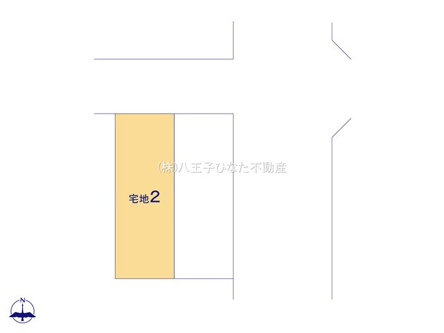 『八王子市土地』八王子市鹿島945-56【仲介手数料無料】の区画図|～仲介手数料無料☆八王子ひなた不動産～八王子市鹿島　売地