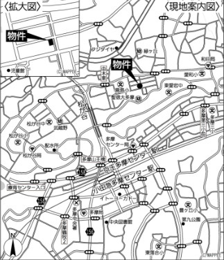 『八王子市土地』八王子市鹿島945-56【仲介手数料無料】の地図|～仲介手数料無料☆八王子ひなた不動産～八王子市鹿島　売地