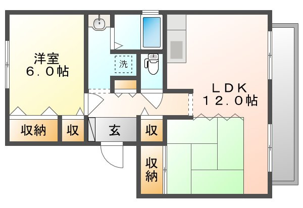 【間取り】 | グランジュール津島B