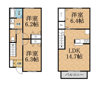 【間取り】 | 四季の風　こでまり棟