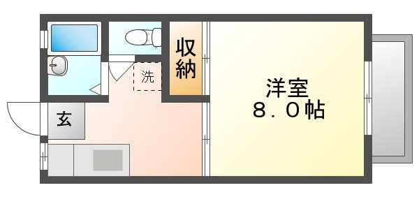 【間取り】 | ジュネス奥田　C棟