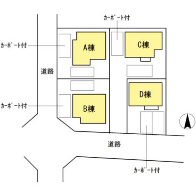 【区画図】 | Ｂｏｎｈｅｕｒ　A棟