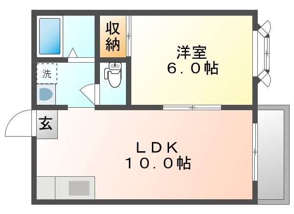 【間取り】 | パレスエム　C棟