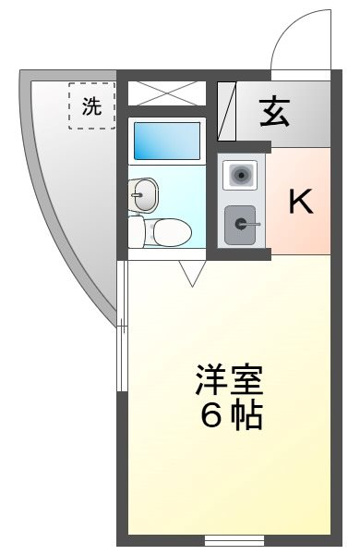 【間取り】 | アルファ清心町Ⅰ