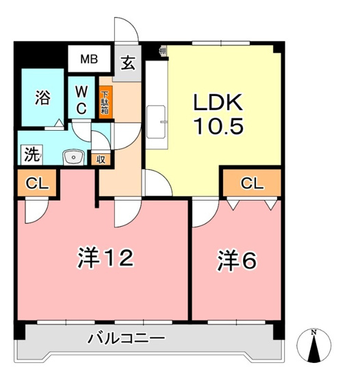 【間取り】 | 清幸マンション野田