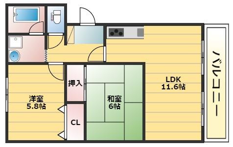 【間取り】 | ベアーフルートⅡ