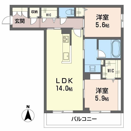【間取り】 | オースピシャス大安寺