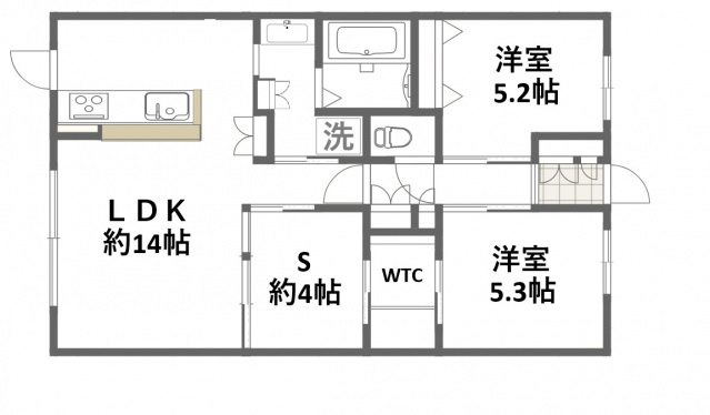 【間取り】 | サーパス大元東公園