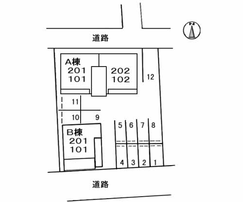 【駐車場】 | ヴィンテージ　A棟