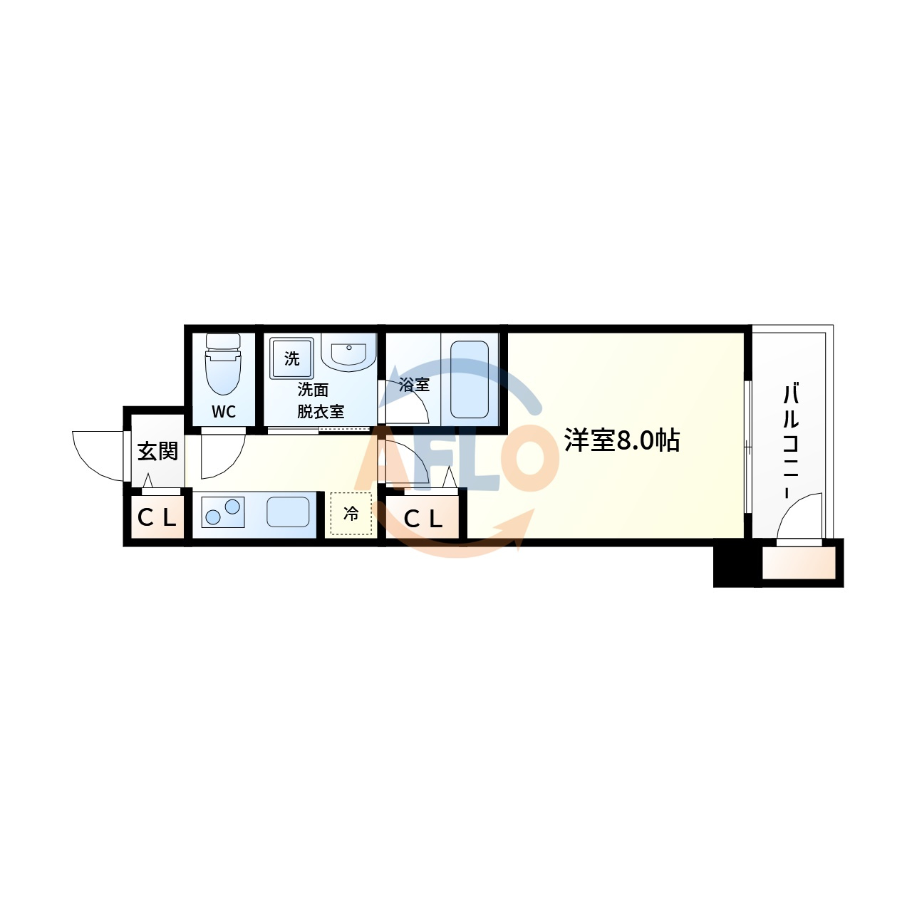 セイワパレス深江橋駅前の間取り|セイワパレス深江橋駅前　間取り