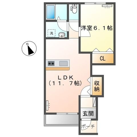 ラスカスの間取り
