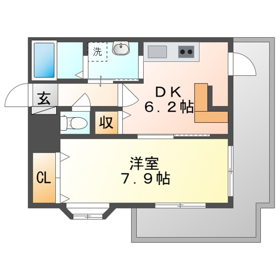 【間取り】 | ラフィーネ大供