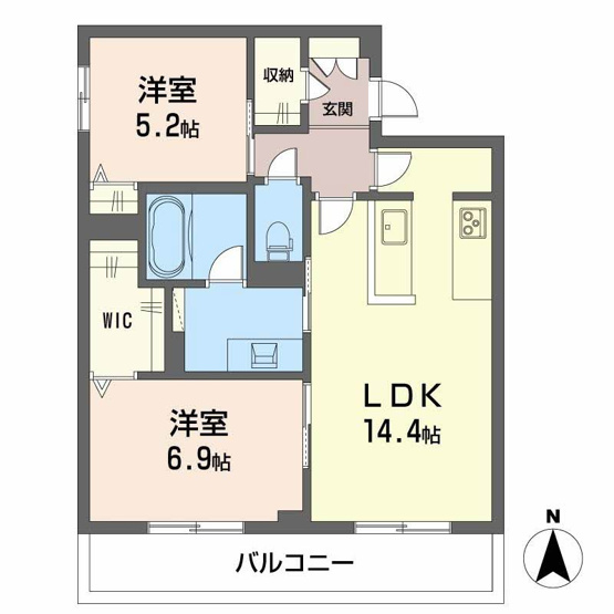 【間取り】 | オースピシャス大安寺