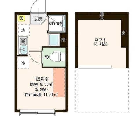 【間取り】 | ラナニニプレイス中野