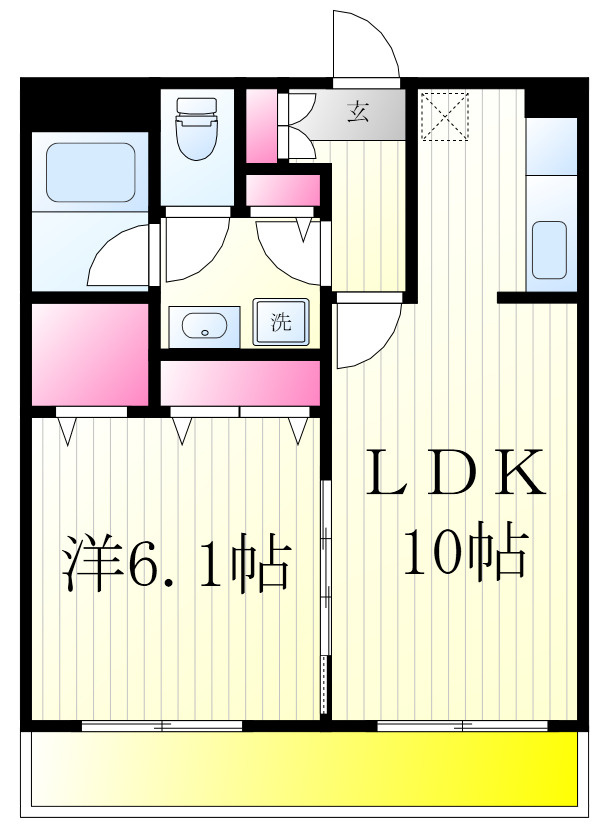 エクシードきよしが丘の間取り