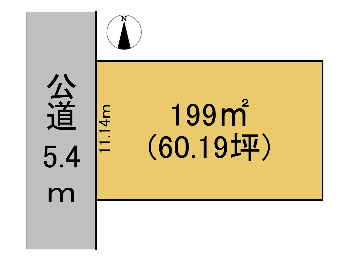 売土地　本巣市早野　60.19坪
