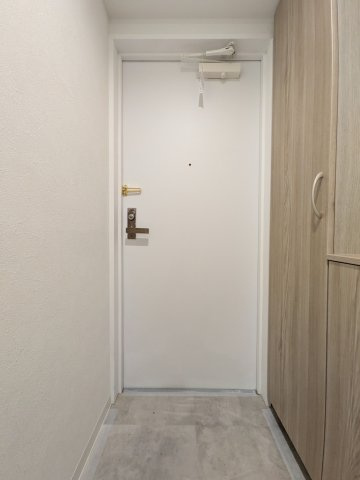 竹の塚パークホームズの玄関|玄関には収納が備わっております！