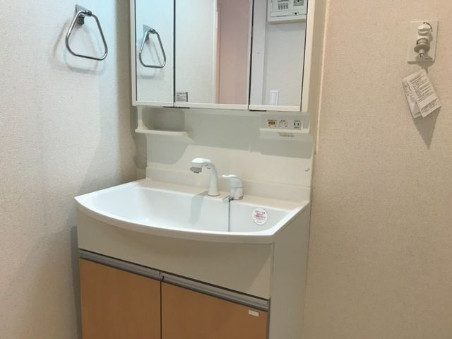 ロマネス豊の洗面所