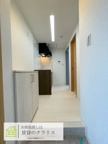 ロータス京都西大路の玄関