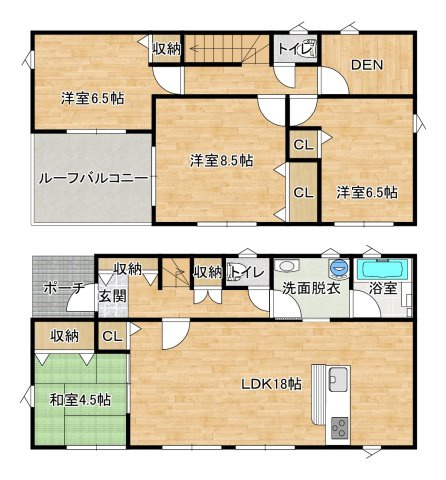 【間取り】 | 柳井第6　３号棟
