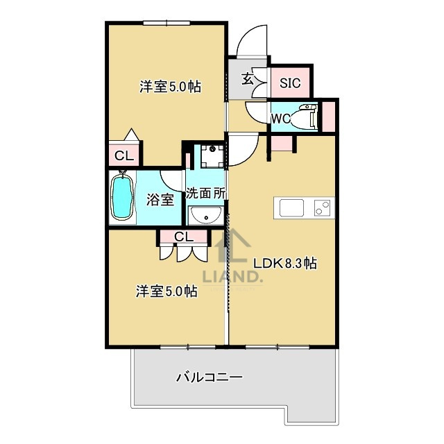 エステムプラザ福岡県庁前ネオシス　馬出小学校区の間取り|エステムプラザ福岡県庁前ネオシス