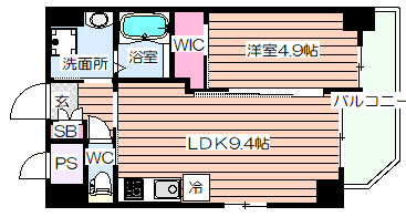 【間取り】 | ノルデンハイム江坂Ⅱ