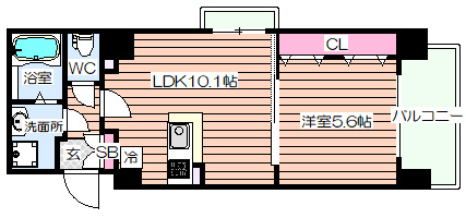 【間取り】 | ノルデンハイム江坂Ⅱ
