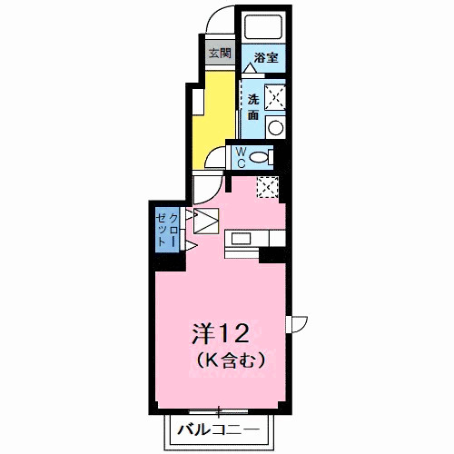 ベルメゾン サピーB の間取り