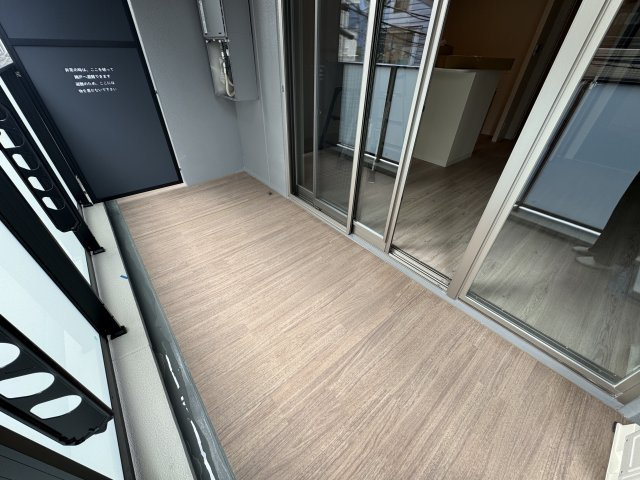 Linoa松戸のバルコニー