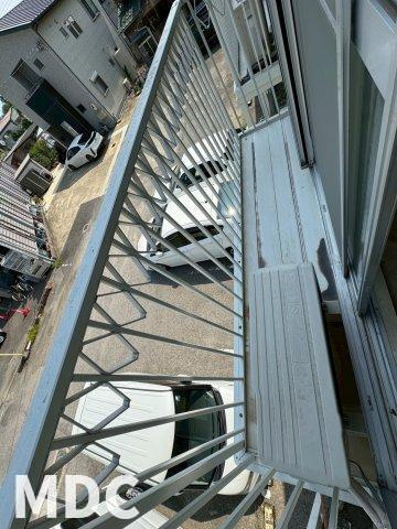 北島ハイツのバルコニー