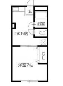 北島ハイツの間取り