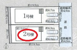 【区画図】 | クレイドルガーデン大和郡山市馬司町第４ | 区画図